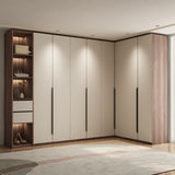 Hinged Wardrobe Cabinet Engineered Wood Wardrobe Armoire for Home