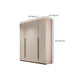 Hinged Wardrobe Cabinet Engineered Wood Wardrobe Armoire for Home
