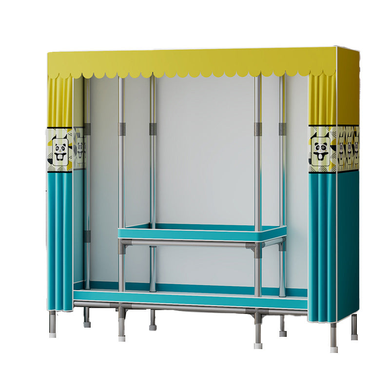 Metallgarderobe Armoire mit Regalen zeitgenössischer Kleiderschrankschrank