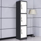 15"L Steel Wardrobe Armoire Modern Hinged Wardrobe Cabinet for Home