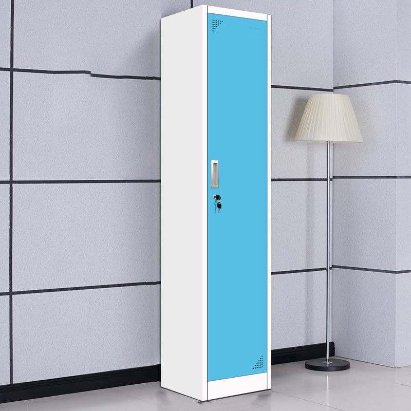 15"L Steel Wardrobe Armoire Modern Hinged Wardrobe Cabinet for Home