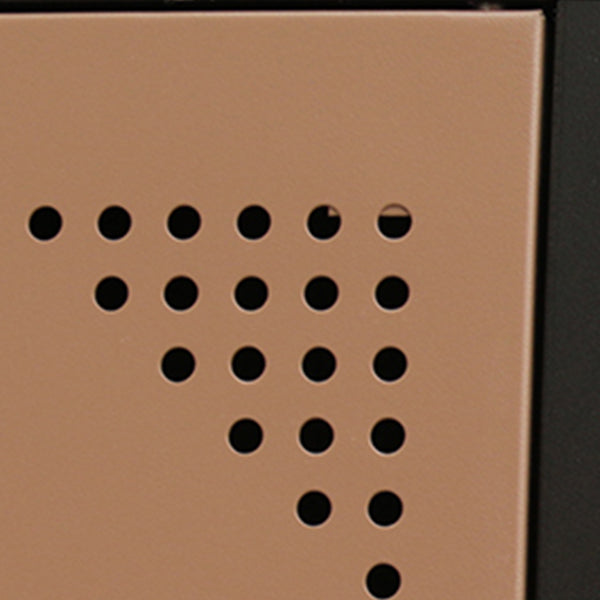 15"L Steel Wardrobe Armoire Modern Hinged Wardrobe Cabinet for Home