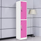 15"L Steel Wardrobe Armoire Modern Hinged Wardrobe Cabinet for Home