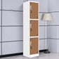 15"L Steel Wardrobe Armoire Modern Hinged Wardrobe Cabinet for Home