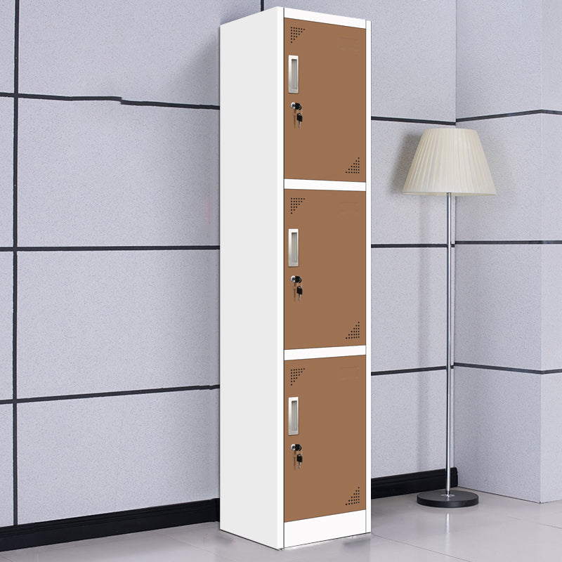 15"L Steel Wardrobe Armoire Modern Hinged Wardrobe Cabinet for Home