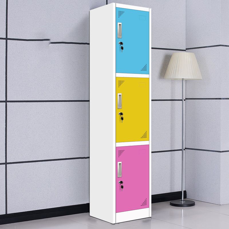 15"L Steel Wardrobe Armoire Modern Hinged Wardrobe Cabinet for Home