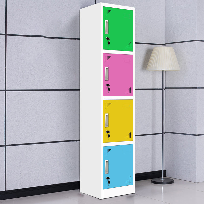 15"L Steel Wardrobe Armoire Modern Hinged Wardrobe Cabinet for Home