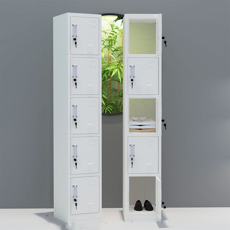 15"L White Wardrobe Armoire Modern Storage Cabinet for Home Use 5 Clearhalo 'Armoires & Wardrobes' 'armoires_wardrobes' 'Bedroom Furniture' 'furn' 'furn_armoires_wardrobes' 'Furniture' 6475919