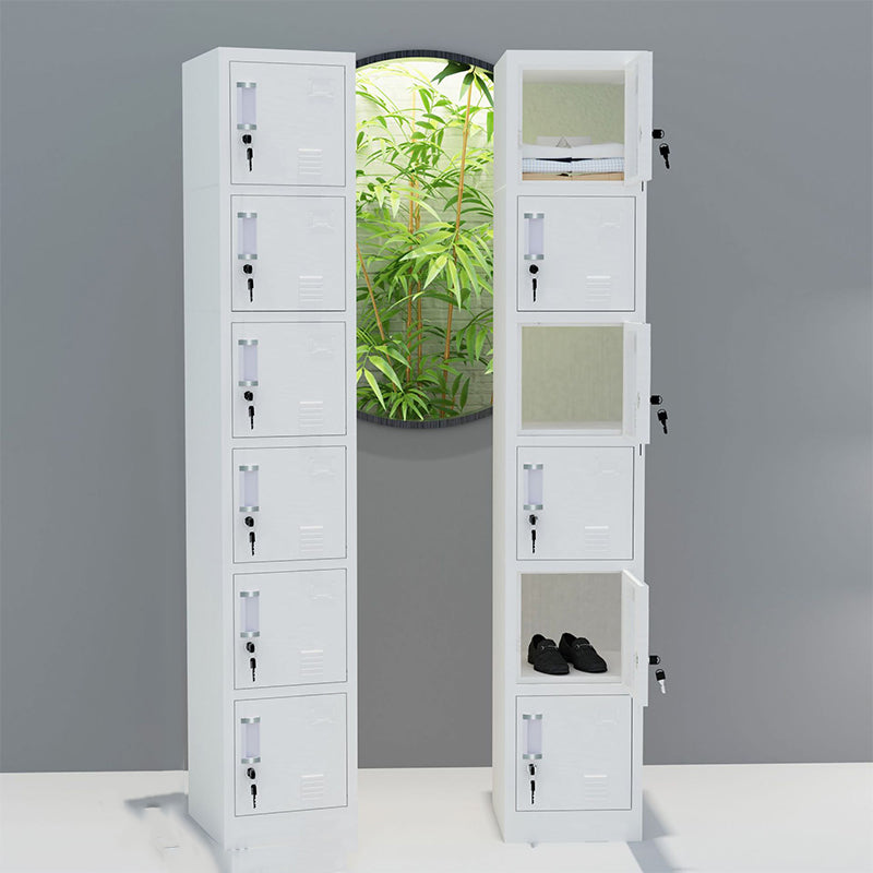 15"L White Wardrobe Armoire Modern Storage Cabinet for Home Use 6 Clearhalo 'Armoires & Wardrobes' 'armoires_wardrobes' 'Bedroom Furniture' 'furn' 'furn_armoires_wardrobes' 'Furniture' 6475921