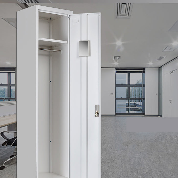 15"L White Wardrobe Armoire Modern Storage Cabinet for Home Use Clearhalo 'Armoires & Wardrobes' 'armoires_wardrobes' 'Bedroom Furniture' 'furn' 'furn_armoires_wardrobes' 'Furniture' 6475925