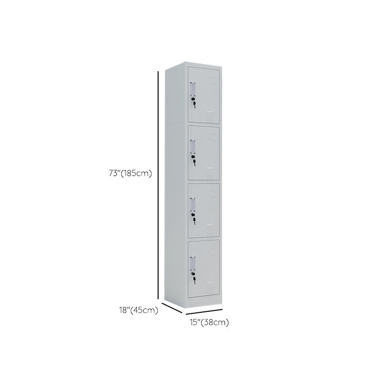15"L White Wardrobe Armoire Modern Storage Cabinet for Home Use Clearhalo 'Armoires & Wardrobes' 'armoires_wardrobes' 'Bedroom Furniture' 'furn' 'furn_armoires_wardrobes' 'Furniture' 6475932