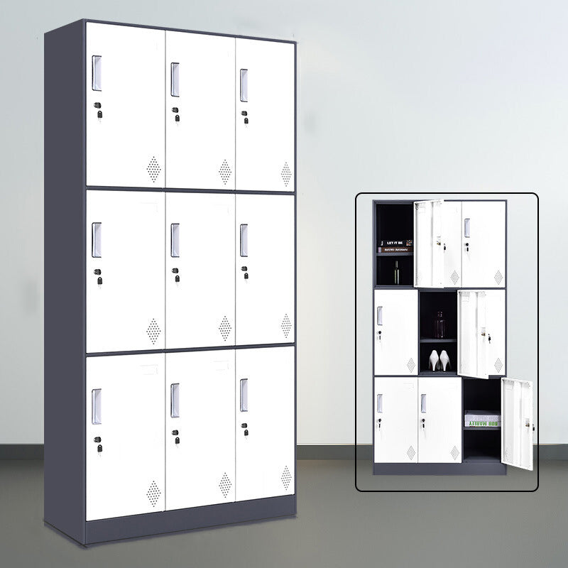 35.4"L Contemporary Wardrobe Closet Metal Home Wardrobe Armoire