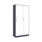 35.4"L Contemporary Wardrobe Closet Metal Home Wardrobe Armoire