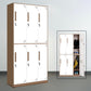 35.4"L Contemporary Wardrobe Closet Metal Home Wardrobe Armoire