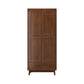 Contemporary Rubberwood Storage Cabinet Matte Finish Cabinet for Home