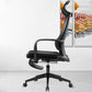 Modern Slide Office Chair Adjustable Seat Height Black Fixed Arms Desk Chair Clearhalo 'furn' 'furn_office_chair' 'Furniture' 'Office Chairs' 'Office Furniture' 'office_chair' 6476060