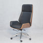 Faux Leather Managers Chair Modern Armless Upholstered Office Chair 1 Piece High-Back (Over 22 in.) Clearhalo 'furn' 'furn_office_chair' 'Furniture' 'Office Chairs' 'Office Furniture' 'office_chair' 6476180