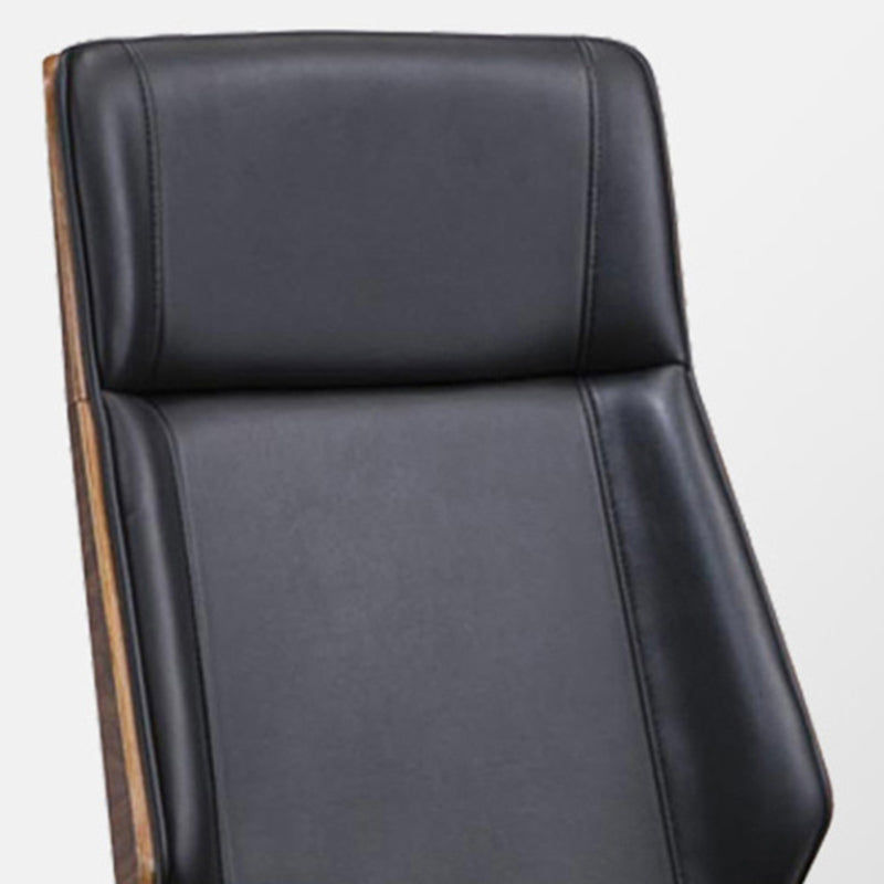 Faux Leather Managers Chair Modern Armless Upholstered Office Chair Clearhalo 'furn' 'furn_office_chair' 'Furniture' 'Office Chairs' 'Office Furniture' 'office_chair' 6476187