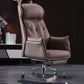 Modern Leather Managers Chair Brown Executive Chair for Office Clearhalo 'furn' 'furn_office_chair' 'Furniture' 'Office Chairs' 'Office Furniture' 'office_chair' 6476229