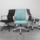 Modern Slide Office Chair Mid Back Fixed Arms Adjustable Seat Desk Chair with Wheels Clearhalo 'furn' 'furn_office_chair' 'Furniture' 'Office Chairs' 'Office Furniture' 'office_chair' 6476264