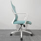 Modern Slide Office Chair Mid Back Fixed Arms Adjustable Seat Desk Chair with Wheels Clearhalo 'furn' 'furn_office_chair' 'Furniture' 'Office Chairs' 'Office Furniture' 'office_chair' 6476277