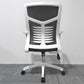 Modern Slide Office Chair Mid Back Fixed Arms Adjustable Seat Desk Chair with Wheels Clearhalo 'furn' 'furn_office_chair' 'Furniture' 'Office Chairs' 'Office Furniture' 'office_chair' 6476279