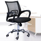Silla moderna con brazos incluidos, silla de escritorio de malla con respaldo medio para oficina