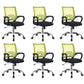 Silla moderna con brazos incluidos, silla de escritorio de malla con respaldo medio para oficina