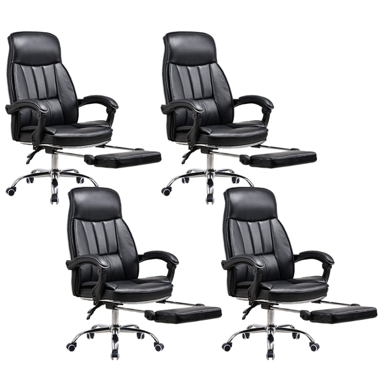 Sedia moderna sedia incluso sedia da scrivania in pelle alta con ruote