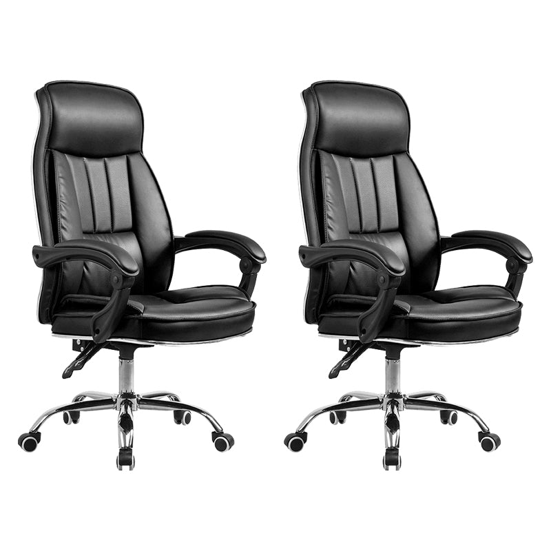 Sedia moderna sedia incluso sedia da scrivania in pelle alta con ruote