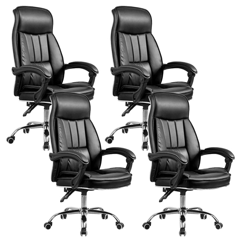 Sedia moderna sedia incluso sedia da scrivania in pelle alta con ruote