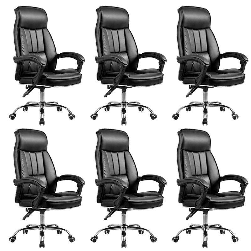 Sedia moderna sedia incluso sedia da scrivania in pelle alta con ruote