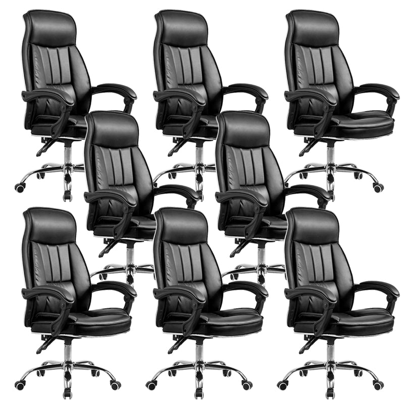 Sedia moderna sedia incluso sedia da scrivania in pelle alta con ruote