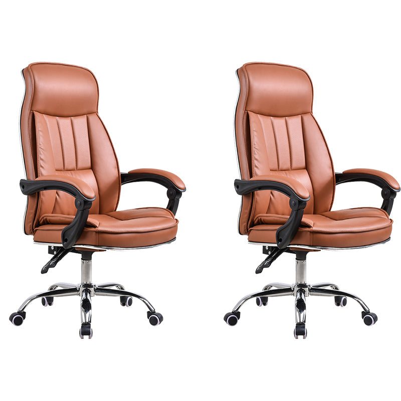 Sedia moderna sedia incluso sedia da scrivania in pelle alta con ruote