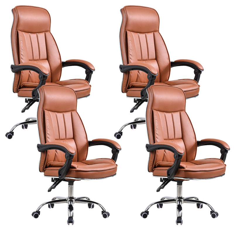 Sedia moderna sedia incluso sedia da scrivania in pelle alta con ruote