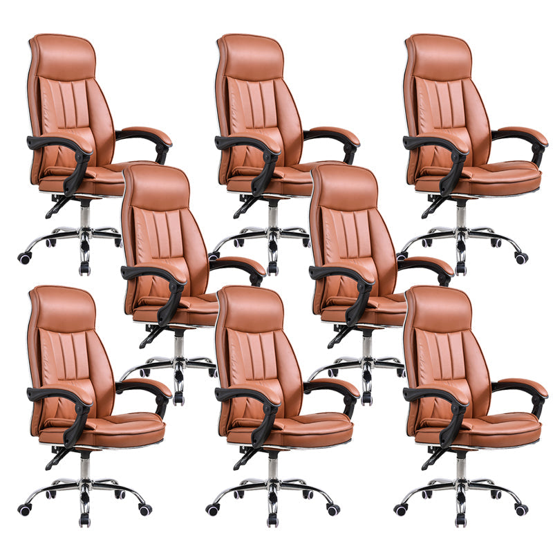 Sedia moderna sedia incluso sedia da scrivania in pelle alta con ruote