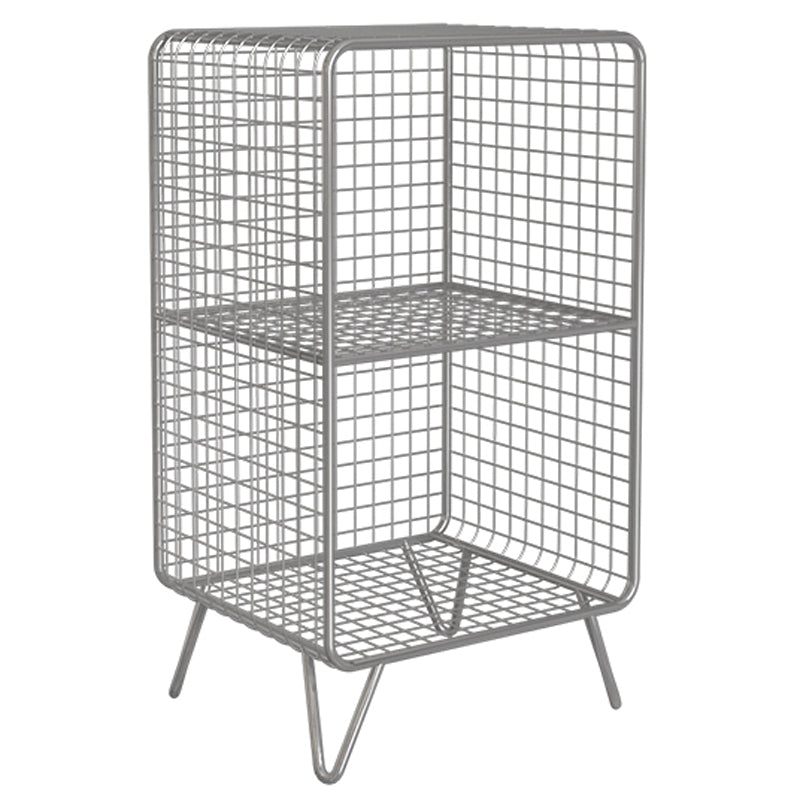 Libreria di scaffali per finitura antica industriale