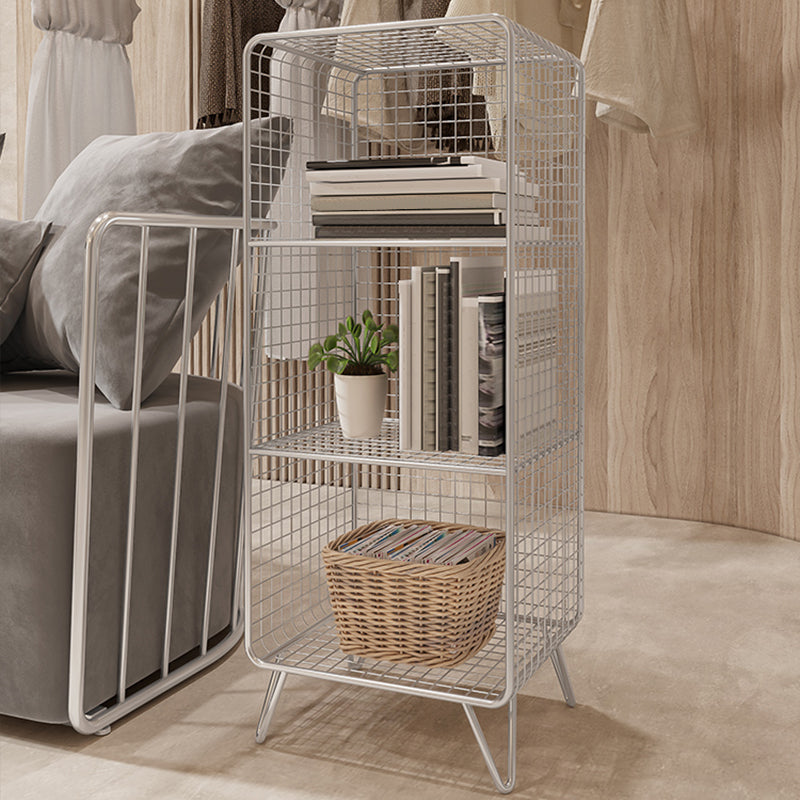 Libreria di scaffali per finitura antica industriale