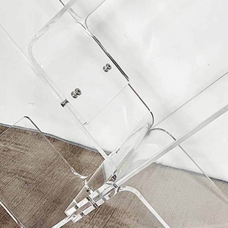 Modern Antique Finish Shelf Bookcase Acrylic Book Shelf with Shelves Clearhalo 'Bookcases' 'furn' 'furn_bookcases' 'Furniture' 'Office Furniture' 6476407