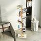 Contemporary Etagere Bookcase Open Back Metal Bookshelf with Shelves