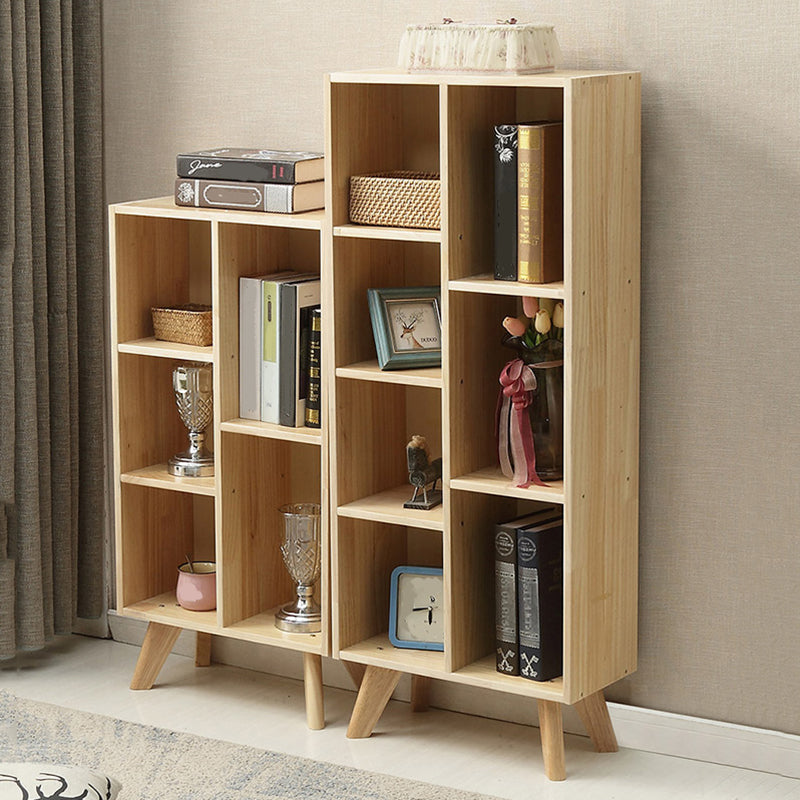 Modern Wooden Bookcase Standard Closed Back Bookshelf with Shelves Clearhalo 'Bookcases' 'furn' 'furn_bookcases' 'Furniture' 'Office Furniture' 6476443