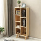 Modern Wooden Bookcase Standard Closed Back Bookshelf with Shelves 19.7"L x 9.4"W x 48"H Clearhalo 'Bookcases' 'furn' 'furn_bookcases' 'Furniture' 'Office Furniture' 6476445