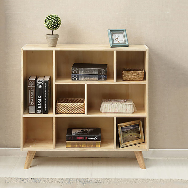Modern Wooden Bookcase Standard Closed Back Bookshelf with Shelves Clearhalo 'Bookcases' 'furn' 'furn_bookcases' 'Furniture' 'Office Furniture' 6476453