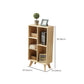 Modern Wooden Bookcase Standard Closed Back Bookshelf with Shelves Clearhalo 'Bookcases' 'furn' 'furn_bookcases' 'Furniture' 'Office Furniture' 6476456
