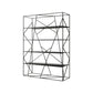 Libreria etagere industriale Metal 4 mensole aperte libreria