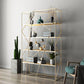 Libreria etagere industriale Metal 4 mensole aperte libreria