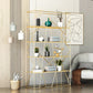 Libreria etagere industriale Metal 4 mensole aperte libreria