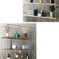 Libreria etagere industriale Metal 4 mensole aperte libreria