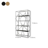 Libreria etagere industriale Metal 4 mensole aperte libreria