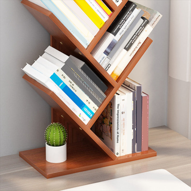 4 Shelves Standard Bookshelf Contemporary Engineered Wood Bookcase Clearhalo 'Bookcases' 'furn' 'furn_bookcases' 'Furniture' 'Office Furniture' 6476507